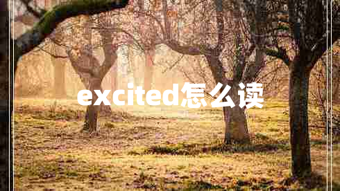 excited怎么讀
