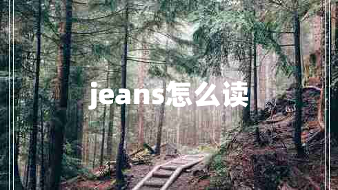 jeans怎么讀