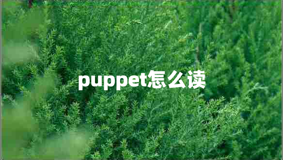 puppet怎么讀 puppet怎么讀