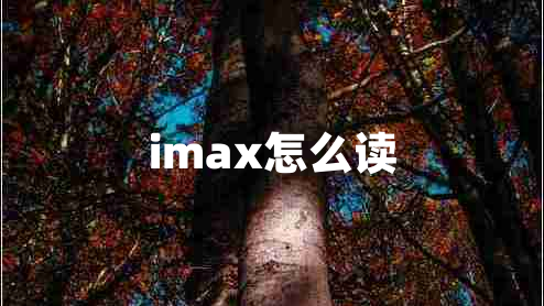 imax怎么讀