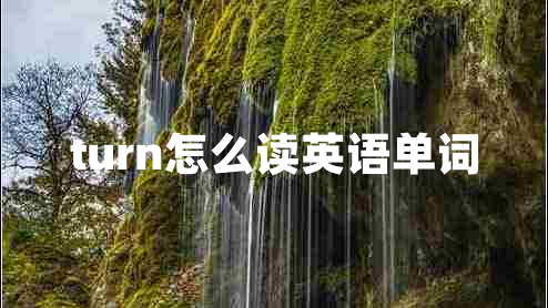 turn怎么讀英語單詞