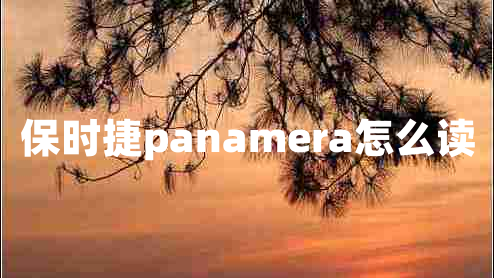 保時(shí)捷panamera怎么讀