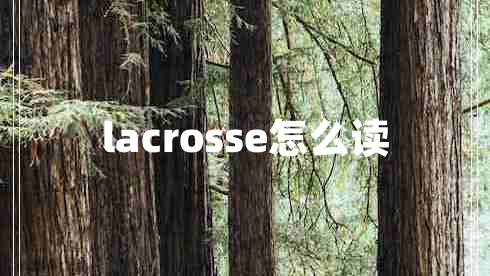 lacrosse怎么讀 lacrosse怎么讀