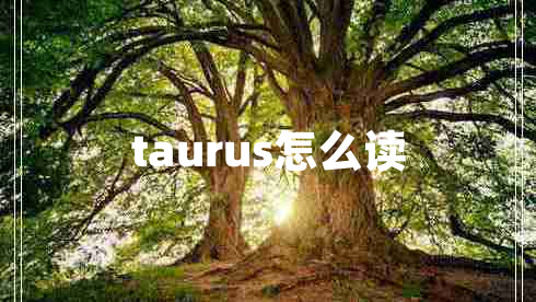 taurus怎么讀