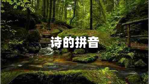 詩的拼音