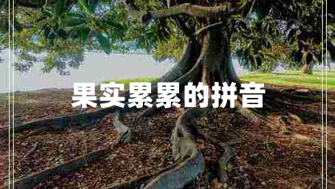 果實累累的拼音
