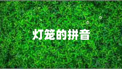 燈籠的拼音
