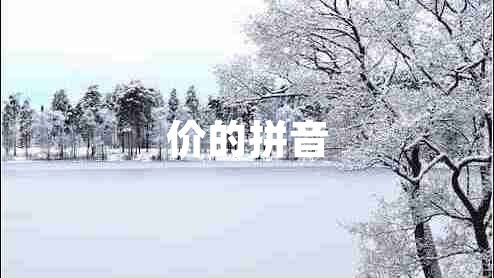 價的拼音