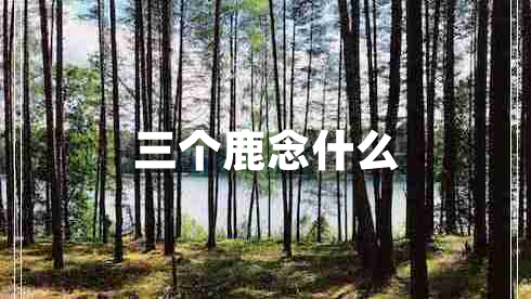 三個鹿念什么