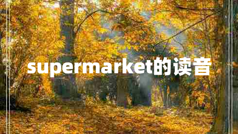 supermarket的讀音