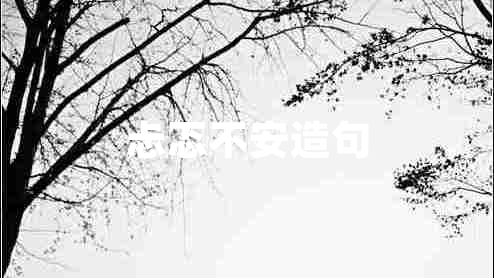 忐忑不安造句 忐忑不安造句