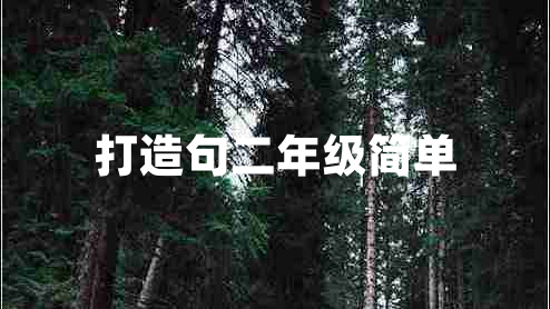 打造句二年級(jí)簡(jiǎn)單