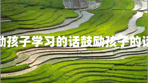 鼓勵孩子學習的話鼓勵孩子的話語