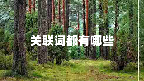 關(guān)聯(lián)詞都有哪些 關(guān)聯(lián)詞都有哪些