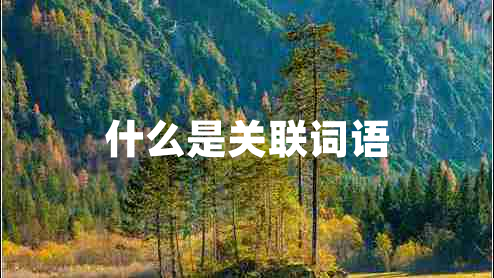 什么是關(guān)聯(lián)詞語