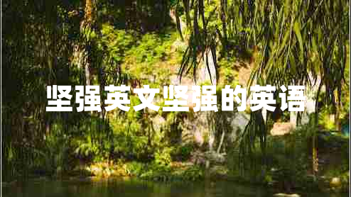 堅強英文堅強的英語 堅強英文堅強的英語