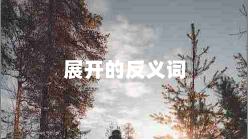 展開的反義詞