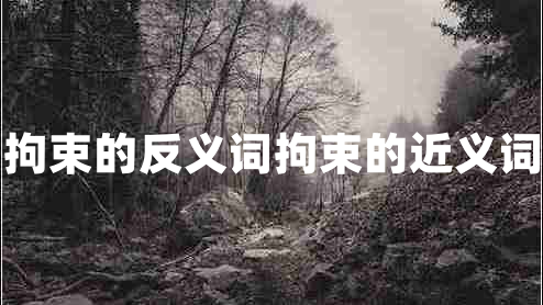 拘束的反義詞拘束的近義詞