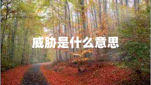 威脅是什么意思