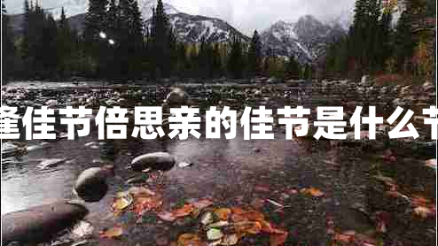 每逢佳節(jié)倍思親的佳節(jié)是什么節(jié)日