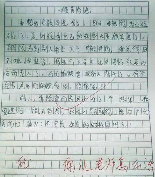 作文我的校園最后一段