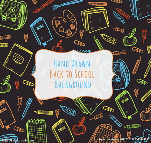 手在色彩斑斕的校園里作文