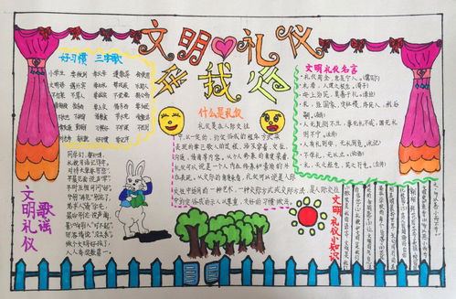 文明校園手抄報(bào)不帶字的作文600字