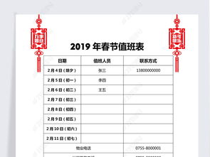 值班,注意事項(xiàng),春節(jié)