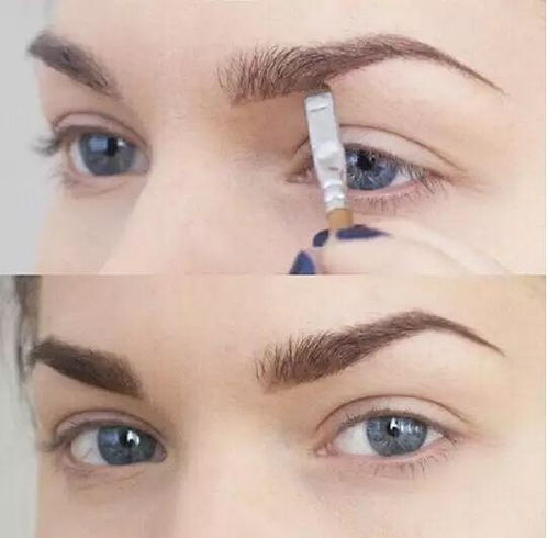 補完色的眉毛注意事項