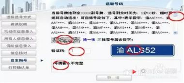 新車上牌選號(hào)注意事項(xiàng)