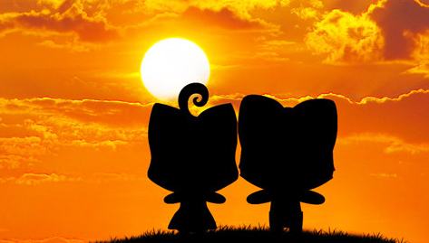 沒和你在一起，我也很高興