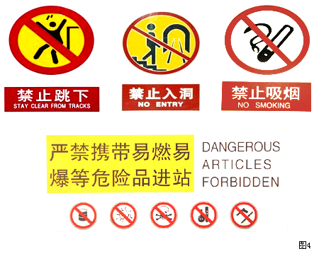 北京地鐵安全標志與設施