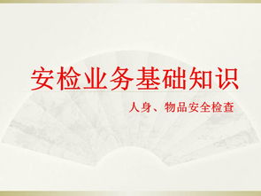 機場安檢基礎(chǔ)知識ppt