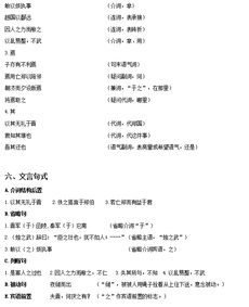 高一語文文言文基礎(chǔ)知識(shí)試題及答案