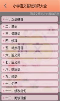 語文基礎(chǔ)知識大全軟件