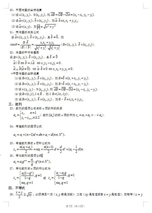 知識點,函數(shù),匯總,高中