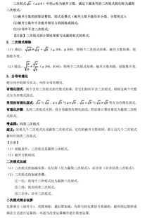 二次根式基礎(chǔ)知識梳理