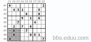 數(shù)獨的知識基礎(chǔ)