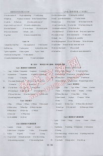 英語基礎知識同步訓練10分七級上冊