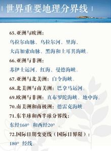 公務(wù)員地理基礎(chǔ)知識(shí)