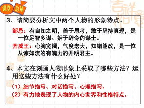 鄒忌諷齊王納諫基礎(chǔ)知識總結(jié)