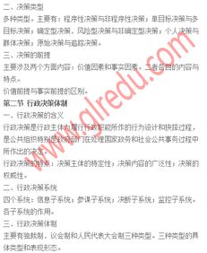 基礎知識,公共管理,重點