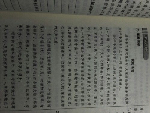 初一語文基礎知識擴展