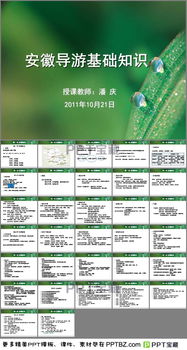 安徽導(dǎo)游基礎(chǔ)知識(shí)課件