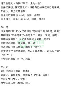 文言,必修,人教版,基礎(chǔ)知識