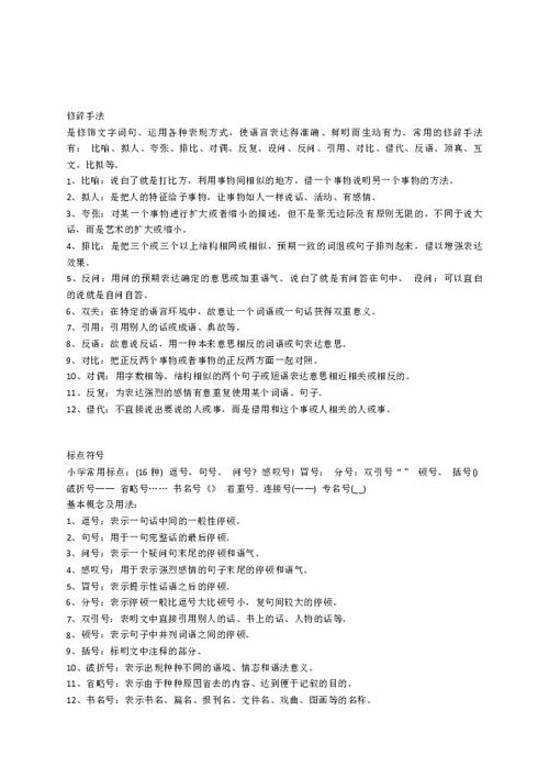 小學(xué)語文基礎(chǔ)知識科件